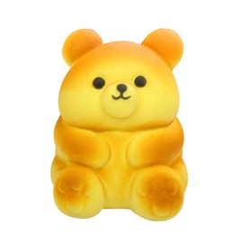 funnysquee Cute Bear Squishies Toy Super Soft Slow Rising Animal Bears Bread Birthday Gift for Kids,Kawaii Stress Relief Squeeze Toy (Cute Bear Bread)
