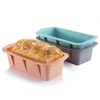 MONGSEW 3PCS Silicone Bread Loaf Pan, Non-Stick Bread Pans for
