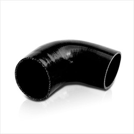 1.75 Inch 90 Degree Elbow Silicone Hose Coupler for Turbo/Charger/Compressor/Air Intake,Black