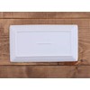 LAPIS sl-017 Tableware East Rectangular Plate, 7.9 inches (20 cm),