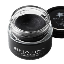 EMAJINY Formal Black F25 Formal Black Hair Color Wax, Black, 1.2 oz (36 g), Made in Japan, Fragrance Free, 1 Day Black Rinse with Shampoo, Gray Hair Blur, Gray Hair Care, Formal Black, Value Set of 3