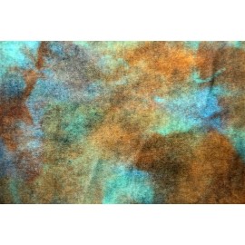 Unbranded Broken Meadow  blue red green HAND DYED RUG HOOKING WOOL Fat 1/8  Spotted Cur