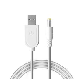 ODEAR USB Charger Cable for Rechargeable Headlamps - Compatible with DC 4.2V Input Device - 3 ft (3.5mm)