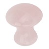 Scraping Stone Tool Mushroom Shape Pink Rose Quartz Gua Sha