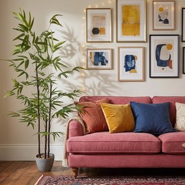 Artego Planta Artificial Decorativa Moderna con Maceta Bambú Grande de 170cm de Alto hogar Sala Comercio Oficina (Bambu)                              