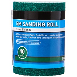 Blue Spot Tools 19856 5mtr 115mm Sanding Roll 40 Grit