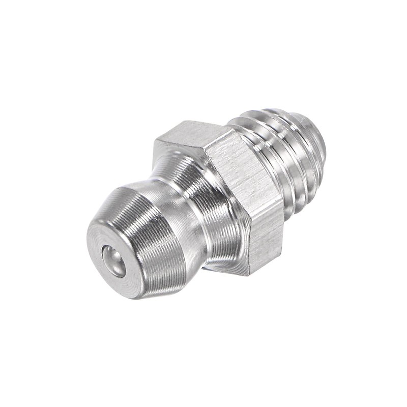uxcell 2Pcs Stainless Steel Straight Grease Fitting 1/4-28 Inch Thread
