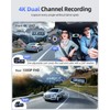 CIEVIE 4K Dash Cam Front and Rear, 5GHz WiFi Dashcam