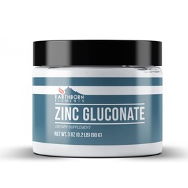 Earthborn Elements Zinc Gluconate 3 oz, Always Pure, No Fillers Or Additives