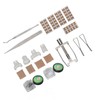 Ingrown Toenail Lifter Set Toenail Patch Sleeves Tweezers Stainless Steel