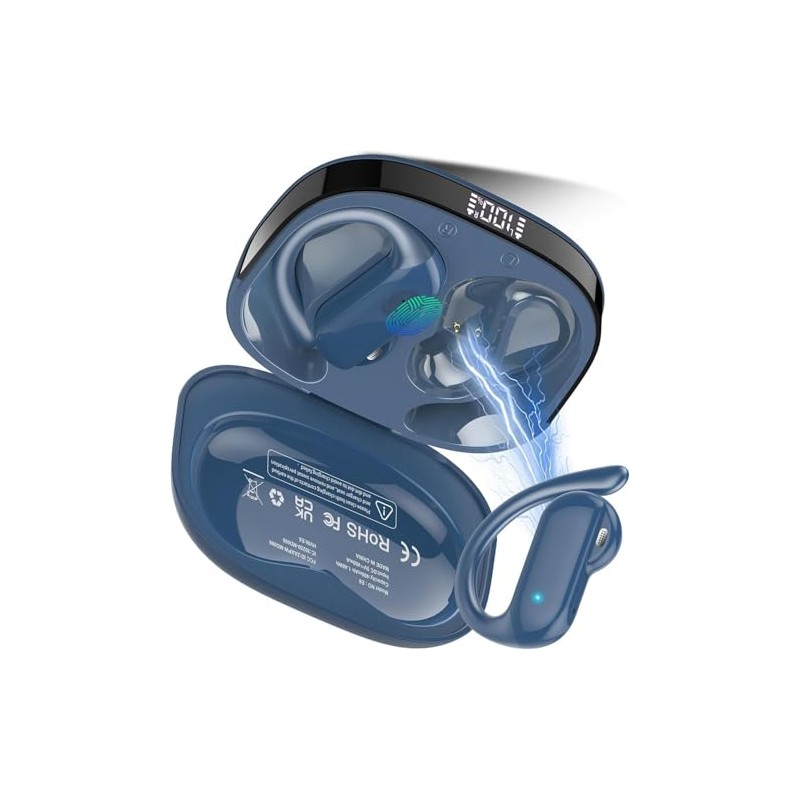 DUSONLAP Open Ear Earbuds, Off-White