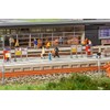 Faller FA222111 Moderner Bahnsteig Modellbausatz, Zubehör, Mehrfarbig, Medium