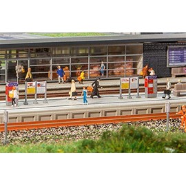 Faller FA222111 Moderner Bahnsteig Modellbausatz, Zubehör, Mehrfarbig, Medium