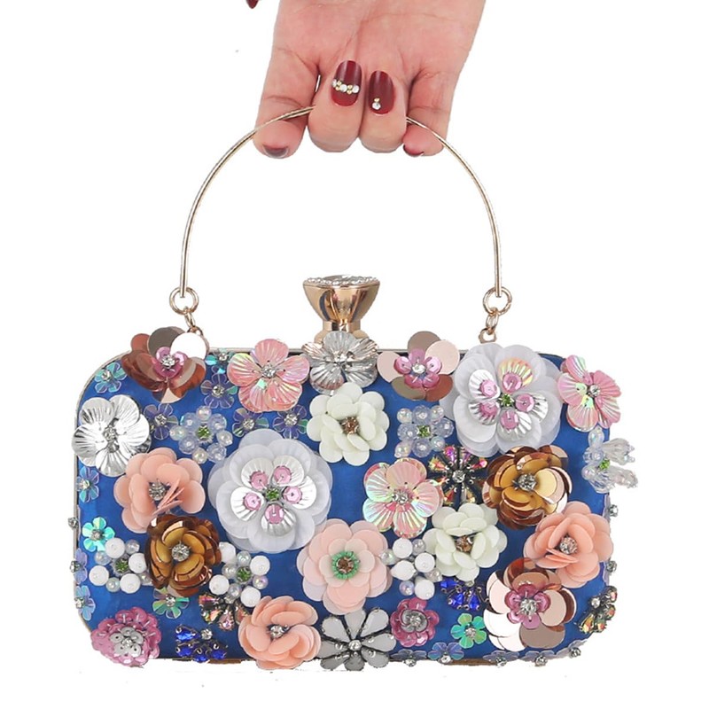 BBTT.ful - Bolso de noche para mujer, con correa de