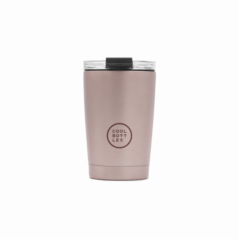 Cool Bottles Unisex Adult Metallic Rose 330ml Bottle, Rose, 330ml