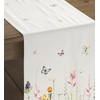 Maison d' Hermine Spring/Summer Table Runner, 100% Cotton, Decorative Easter