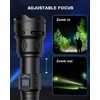 GEKIRO Super Bright Rechargeable Flashlights 2500000 High Lumens,Waterproof Tactical Powerful