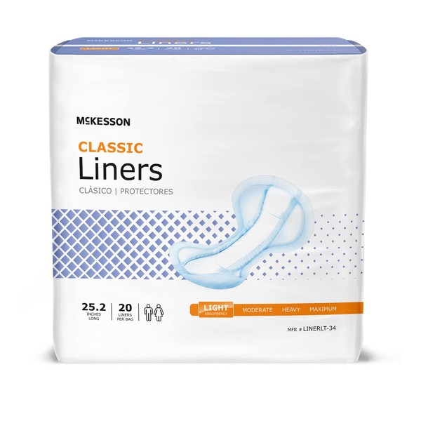 McKesson Incontinence Pads for Adult Women and Men, Bladder Control