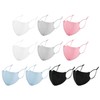 VBRHFRIF 10 Sunscreen Masks, Cotton Masks, Adjustable Protective Masks, Outdoor