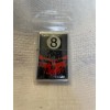 Vintage 1990's 8 Ball Lighter Pool Billiards Skull Logo Unused