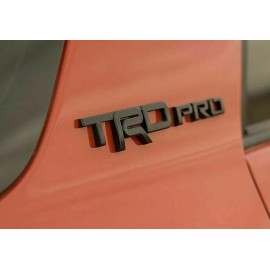Toyota 3 SETS TRD Pro Emblem 4Runner FJ Cruiser Tundra Tacoma Black Metal PT413-00150