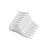 Romberg Unisex No Show Trainer Socks, Pack of 6, White