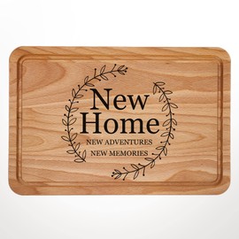 New Home New Adventures New Memories, New Home Gifts, Kitchen Chopping Board, Couple Accessories House Warming Gift for Him Her