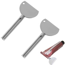 fogman Tube Squeezer, Tube Pressor, Stainless Steel, Toothpaste, Easy to Use, Cosmetics, Set of 2