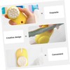 WOONEKY 2pcs Double Sided Cleansing Facial Brush Manual Face Washing