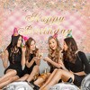 Pink Gold Happy Birthday Backdrop Diamond Sparkle Women Sweet Birthday
