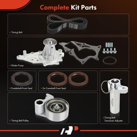 A-Premium Engine Timing Belt Kit with Water Pump Compatible with Lexus IS300 2001-2005, GS300 1998-2005 - DOHC 3.0L