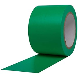 ProTapes Pro 50 Premium Vinyl Safety Marking and Dance Floor Splicing Tape, 6 mils Thick, 36 yds Length x 3" Width, Green (Pack of 1)