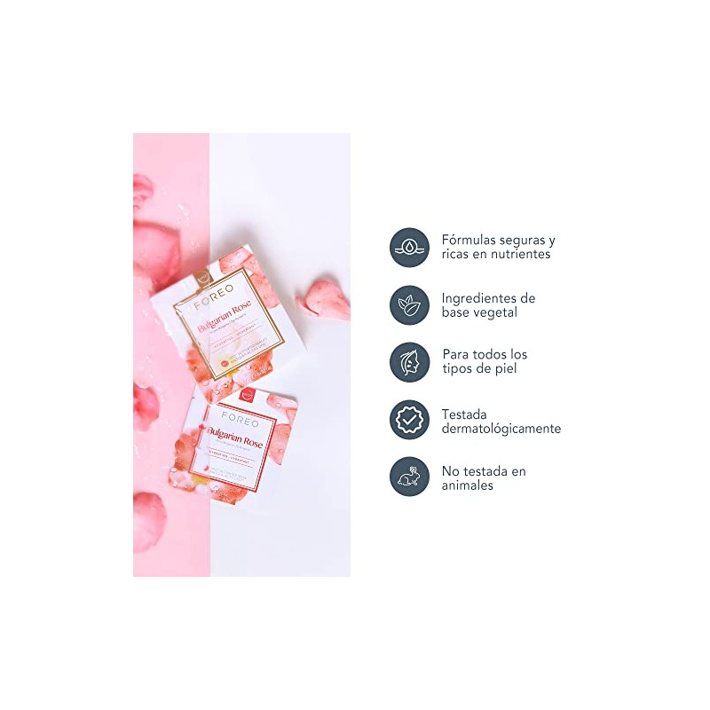 FOREO UFO Activated Mask Treatment for Anti-Aging, Bulgarian Rose