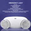 LED Emergency Light Two Head Adjustable Commercial Emergency Lighting Fixtures