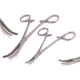 OdontoMed2011® Locking Forceps CLAMP Curved TIP Hook Remover with 2 Sizes Combination 7.25" + 3.5" ODM