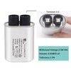 Tnisesm Microwave Capacitor 0.95uF 2100V, High Voltage Capacitor 1/4" Standard