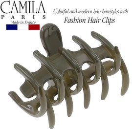 Camila Paris CP3492 French Small Hair Clips for Women, Girls Claw Clip for Thick, Long, Curly, Wavy Hair, Durable Styling Big Claw With Strong Hold No Slip Grip, Made in France