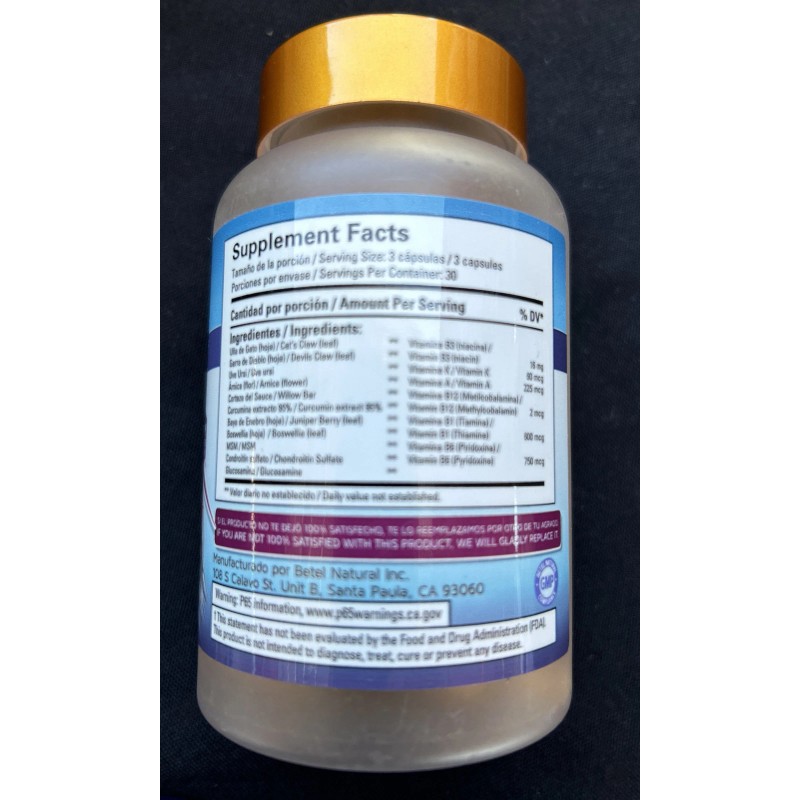 Betel Natural Artrimax by Betel Natural 90 Cap