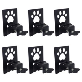 SUYAUU Adjustable Non Slip Mattress Gaskets, Mattress Holder in Place Gripper for Bed Frame, Heavy Duty Anti-Slip Baffle Retainer Bar, Keep Mattress from Sliding Gripper, 6 PCS, Cute Paw