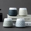 Gemice Travel Containers for Toiletries, Silicone Cream Jars TSA Approved