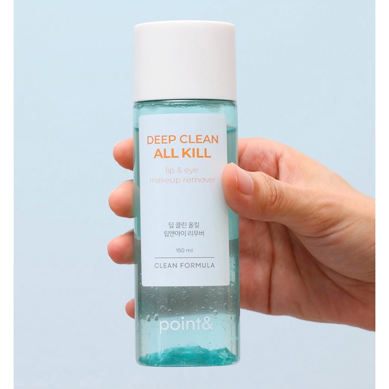 [비건뷰티] 포인트앤 딥 클린 올킬 립앤아이 리무버, 150ml, 2개 [Vegan