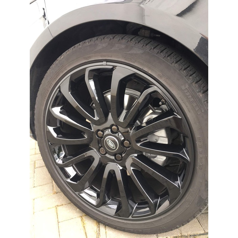 RimSavers RS-1 Alloy Wheel Protector Black Universal Fit - Up