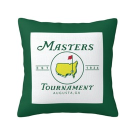 18"X 18"Inch Polyester Golf Tournament Pillow Cases Square Decor Car Bed Bedroom Sofa Soft Masters Throw Pillow Covers Home Decor Decorations for
