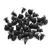 sourcing map Automotive Bumper Type Plastic Rivets Fasteners Clips 12