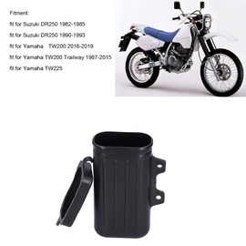Motorcycle Tool Box, Akozon Motorcycle Tool Box, Motorcycle Small Tool Placement Repair Storage Box Holder Motorcycle Tool Bag Portable Motorcycle Tool Tube Kit for TW200 Trailway 1987‑2015