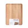 Kitchen Aid Classic Rubberwood Cutting Board with Perimeter Trench, Reversible
