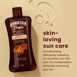 Hawaiian Tropic Moisturizing Dark Tanning Oil, 240ml