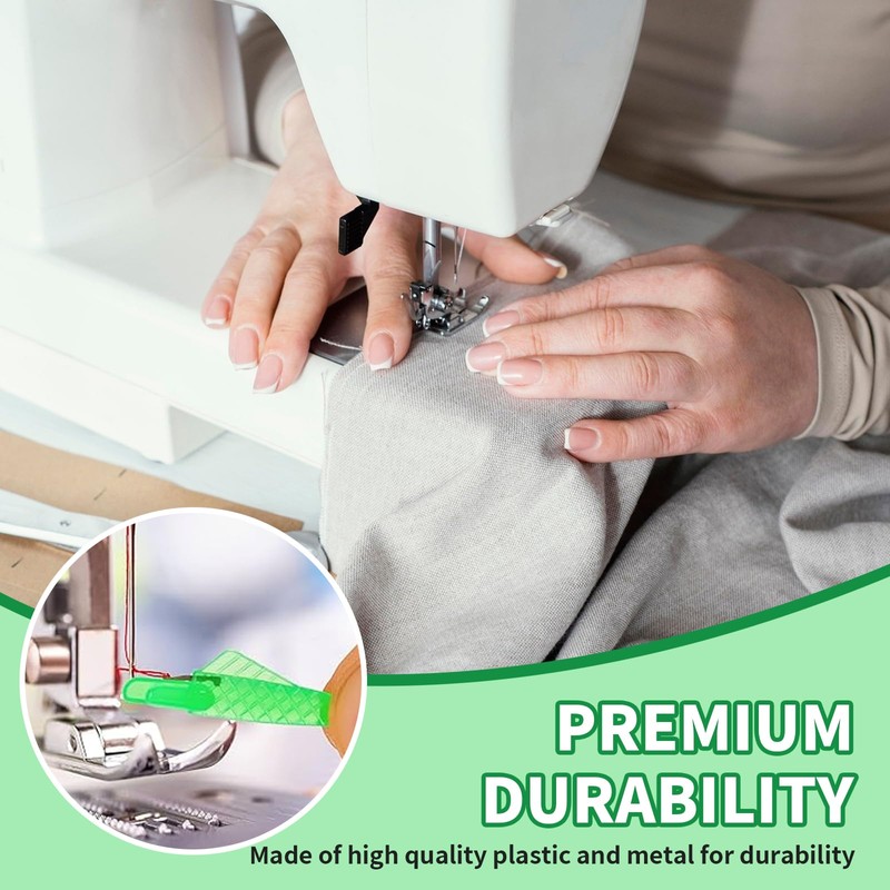 LFCFBH 70 PCS Upgraded Automatic Needle Threaders, Fish Mouth Sewing