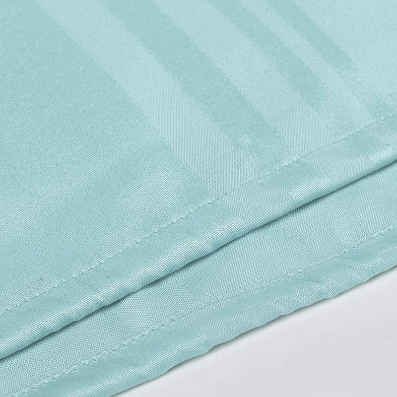 Simple&Opulence Solid Fabric Shower Curtain Liner with Hooks for Bathroom,