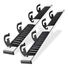 PZ 6 inch Mirror Stainless Steel Running Boards Side Step Nerf Bar Compatible with 2009-2014 Ford F150 Super Cab